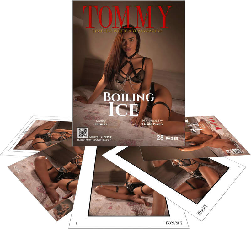 Elisandra - Boiling Ice perspective covers - Tommy Nude Art Magazine