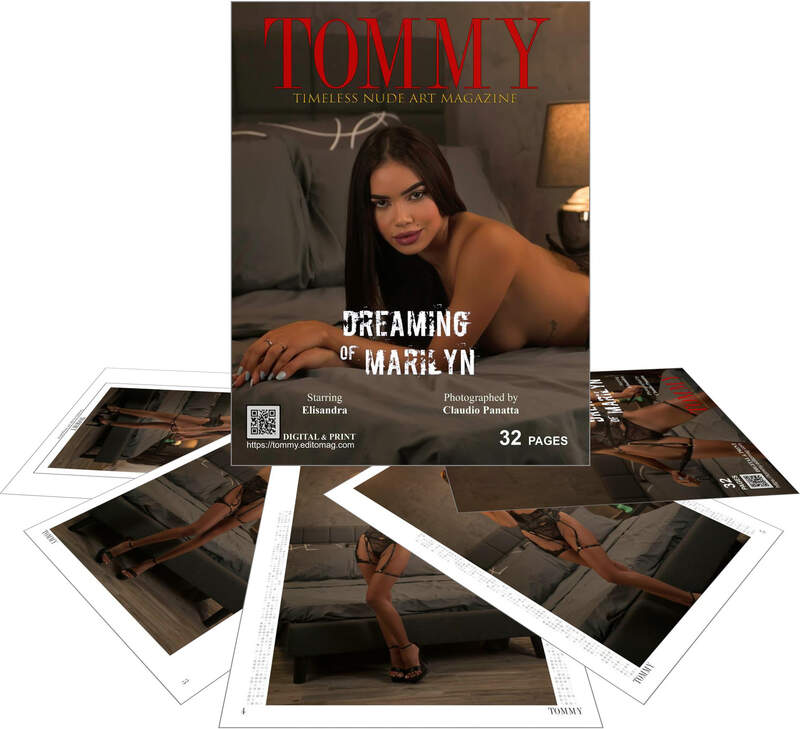 Elisandra - Dreaming of Marilyn perspective covers - Tommy Nude Art Magazine