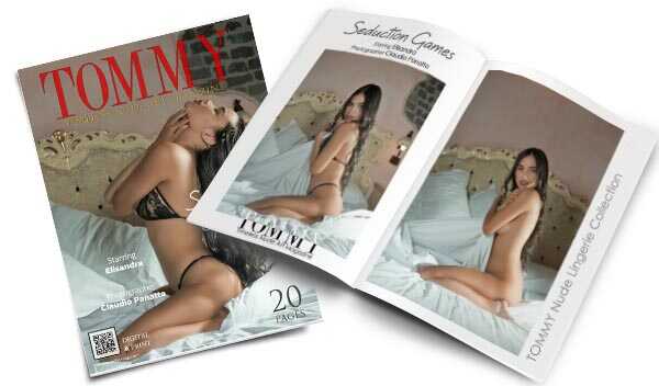 Elisandra - Seduction Games perspective covers - Tommy Nude Art Magazine
