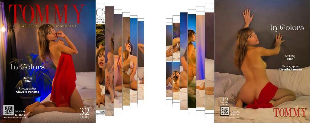 Ellie - In Colors digital - Tommy Nude Art Magazine