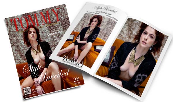 Elodie De Zelac - Style Unveiled perspective covers - Tommy Nude Art Magazine