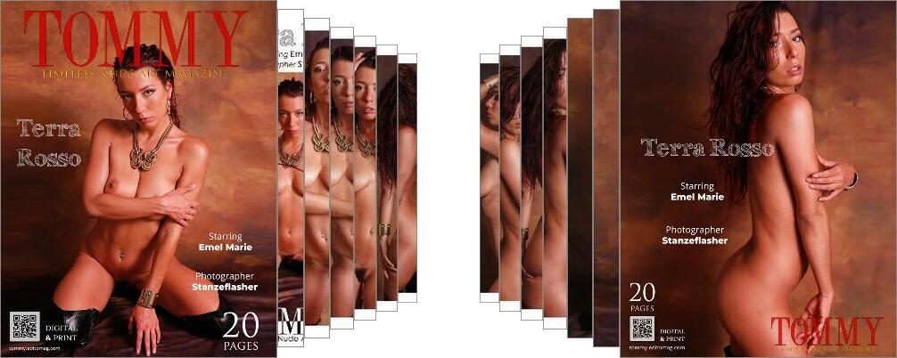 Emel Marie - Terra Rosso digital - Tommy Nude Art Magazine