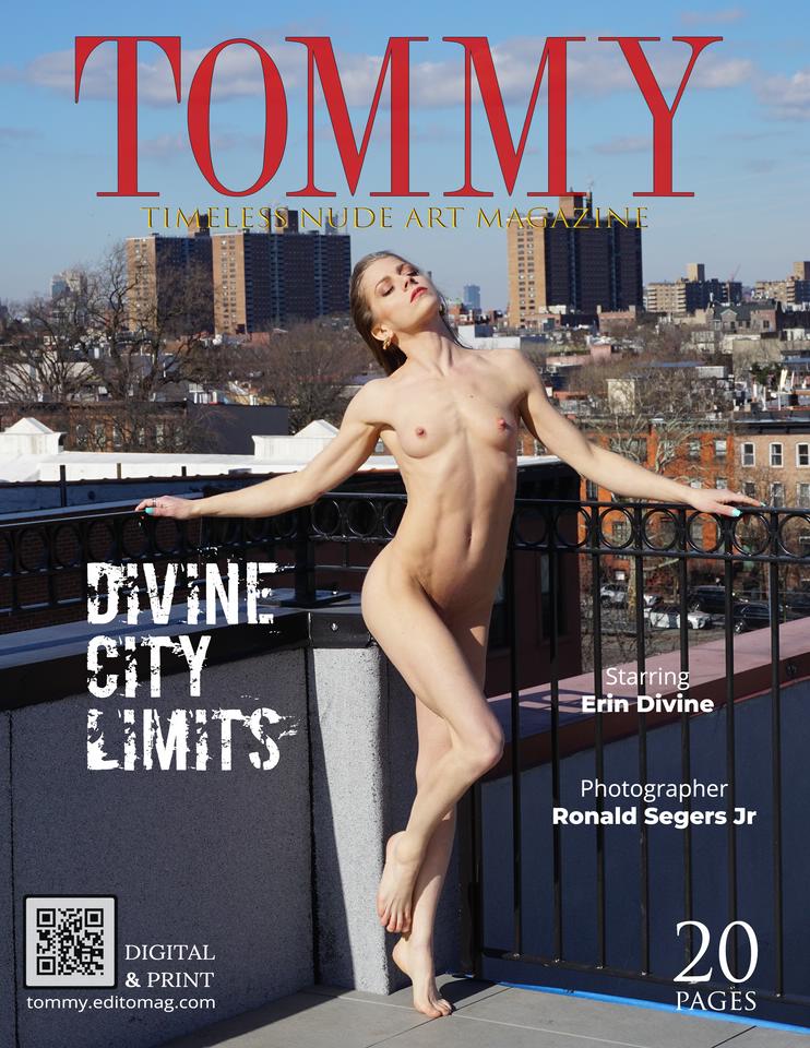 Erin Divine - Divine City Limits cover - Tommy Nude Art Magazine