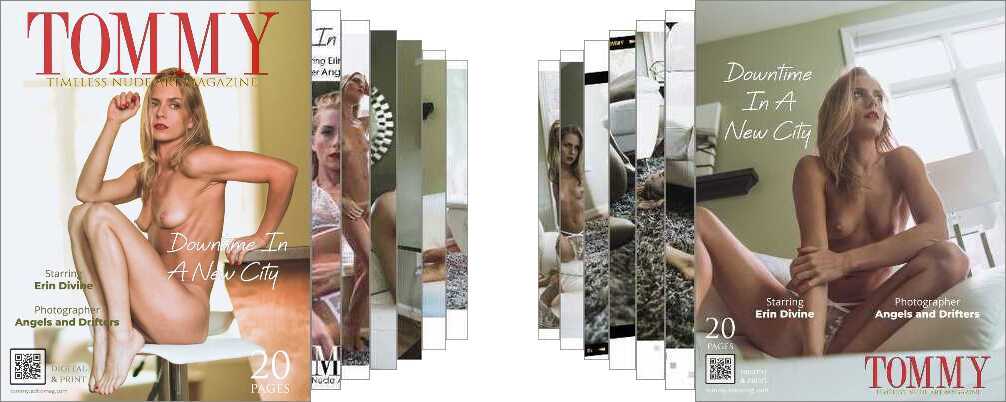 Erin Divine - Downtime In a New City digital - Tommy Nude Art Magazine