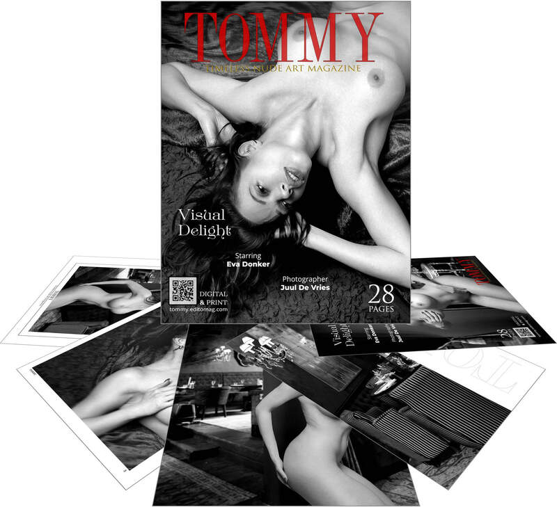 Eva Donker - Visual Delight perspective covers - Tommy Nude Art Magazine