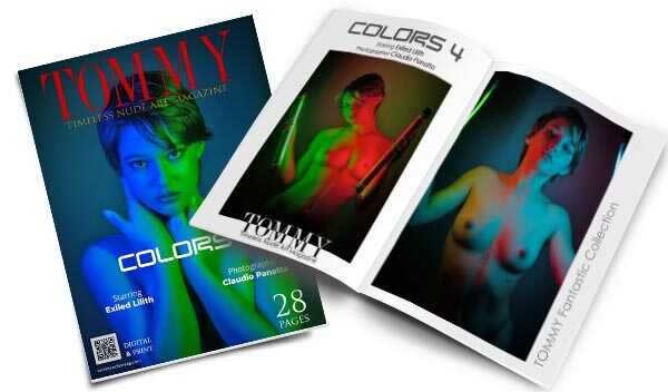 Exiled Lilith - Colors 4 perspective covers - Tommy Nude Art Magazine