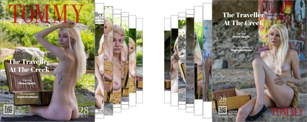 Fiona Spoils - The Traveller At The Creek digital - Tommy Nude Art Magazine