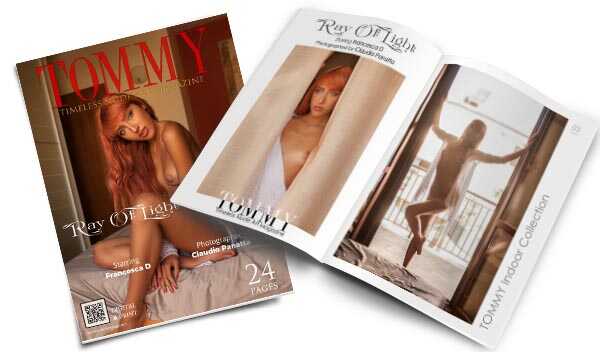 Francesca D - Ray Of Light perspective covers - Tommy Nude Art Magazine