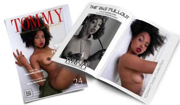 Gabrielle Griffith - The Big Pullout perspective covers - Tommy Nude Art Magazine