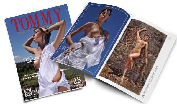 Genny Silvestrini - A Dream Called Roma perspective covers - Tommy Nude Art Magazine