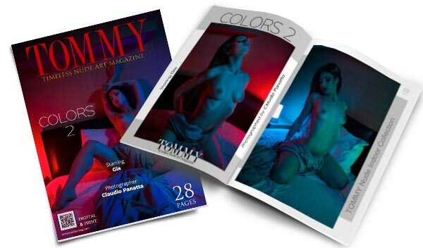 Gia - Colors 2 perspective covers - Tommy Nude Art Magazine