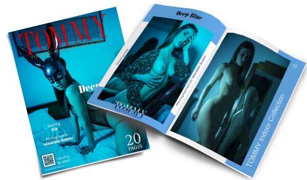 Gia - Deep Blue perspective covers - Tommy Nude Art Magazine