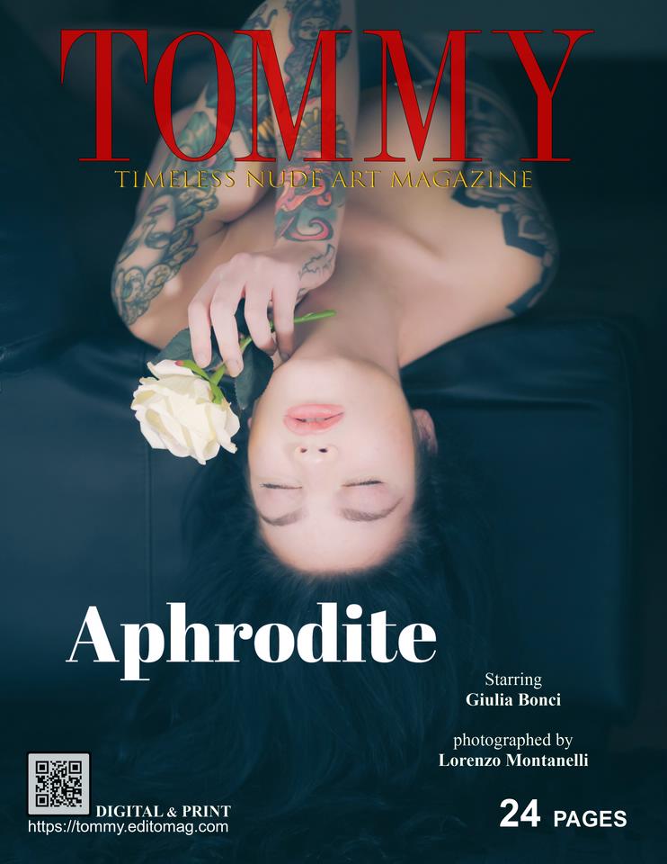 Giulia Bonci - Aphrodite cover - Tommy Nude Art Magazine