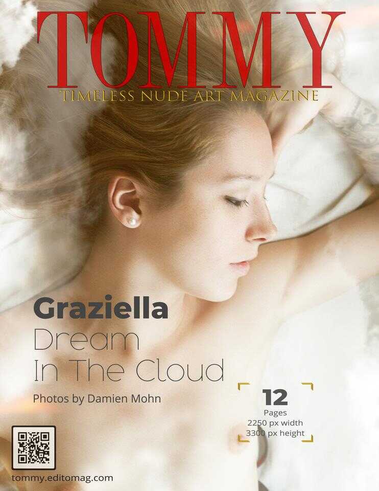 Graziella - Dream In The Cloud cover - Tommy Nude Art Magazine