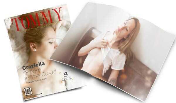 Graziella - Dream In The Cloud perspective covers - Tommy Nude Art Magazine