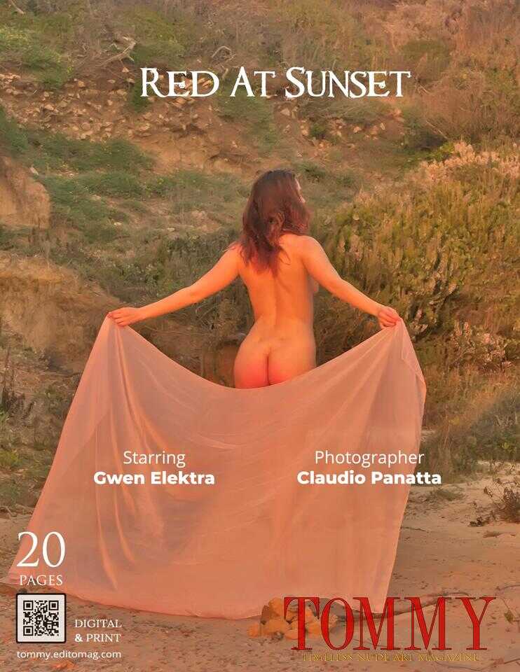 Back cover Gwen Elektra - Red At Sunset