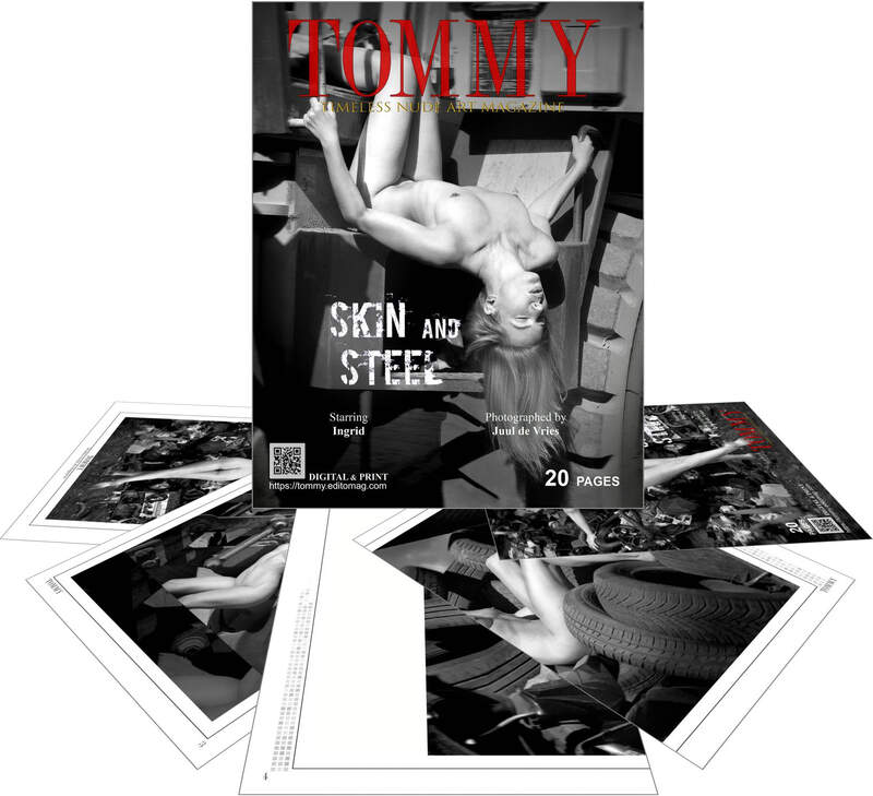 Ingrid - Skin and Steel perspective covers - Tommy Nude Art Magazine