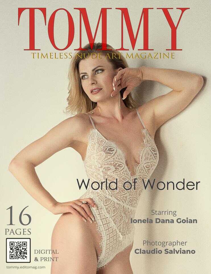 Ionela Dana Goian - World of Wonder cover - Tommy Nude Art Magazine