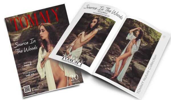 Irene K - Source In The Woods perspective covers - Tommy Nude Art Magazine