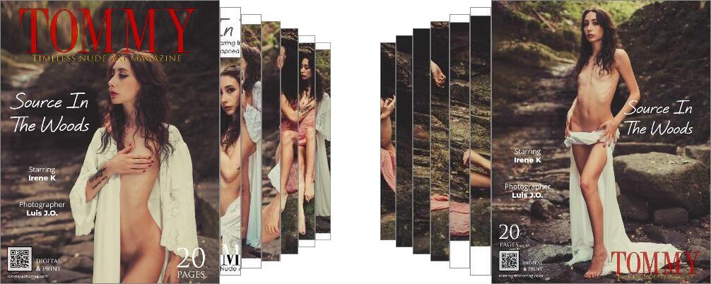 Irene K - Source In The Woods digital - Tommy Nude Art Magazine