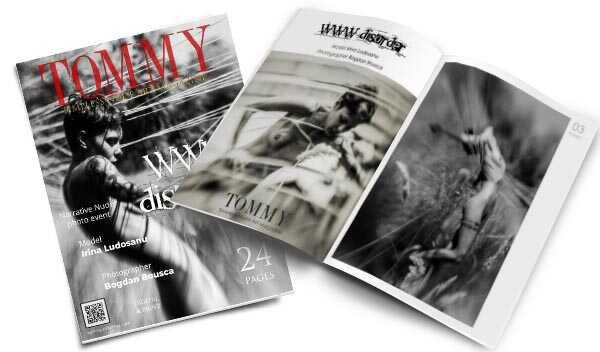 Irina Ludosanu - WWW disorder perspective covers - Tommy Nude Art Magazine