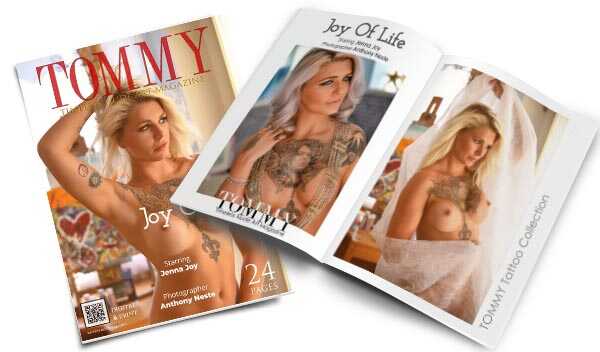 Jenna Joy - Joy Of Life perspective covers - Tommy Nude Art Magazine
