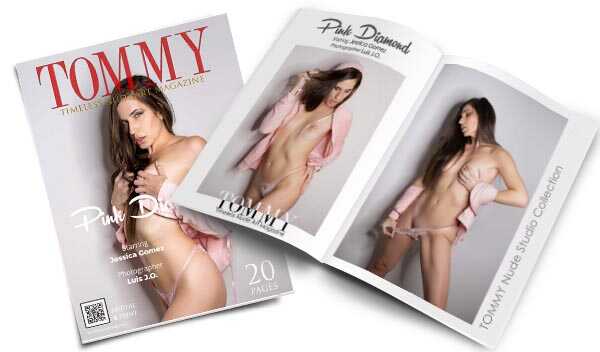 Jessica Gomez - Pink Diamond perspective covers - Tommy Nude Art Magazine