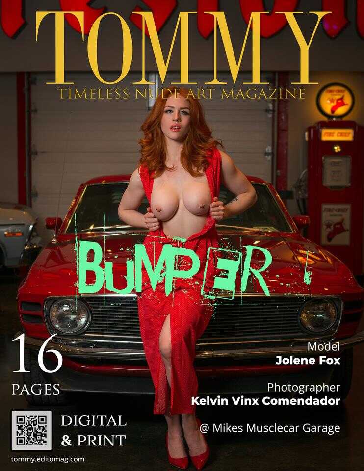 Jolene Fox - Bumper cover - Tommy Nude Art Magazine