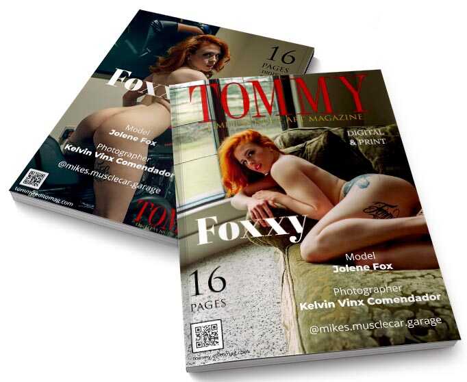 Jolene Fox - Foxxy perspective covers - Tommy Nude Art Magazine