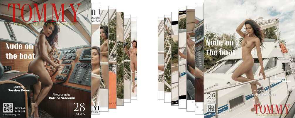 Josslyn Keow - Nude on the boat digital - Tommy Nude Art Magazine
