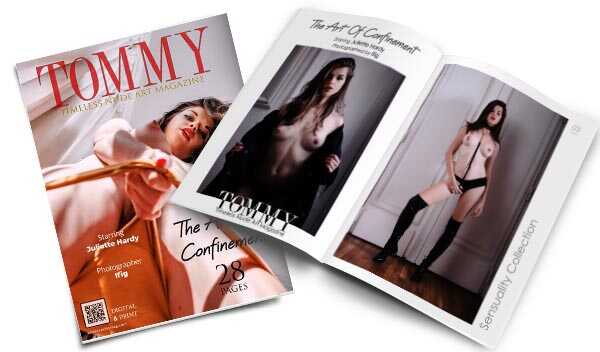 Juliette Hardy - The Art Of Confinement perspective covers - Tommy Nude Art Magazine