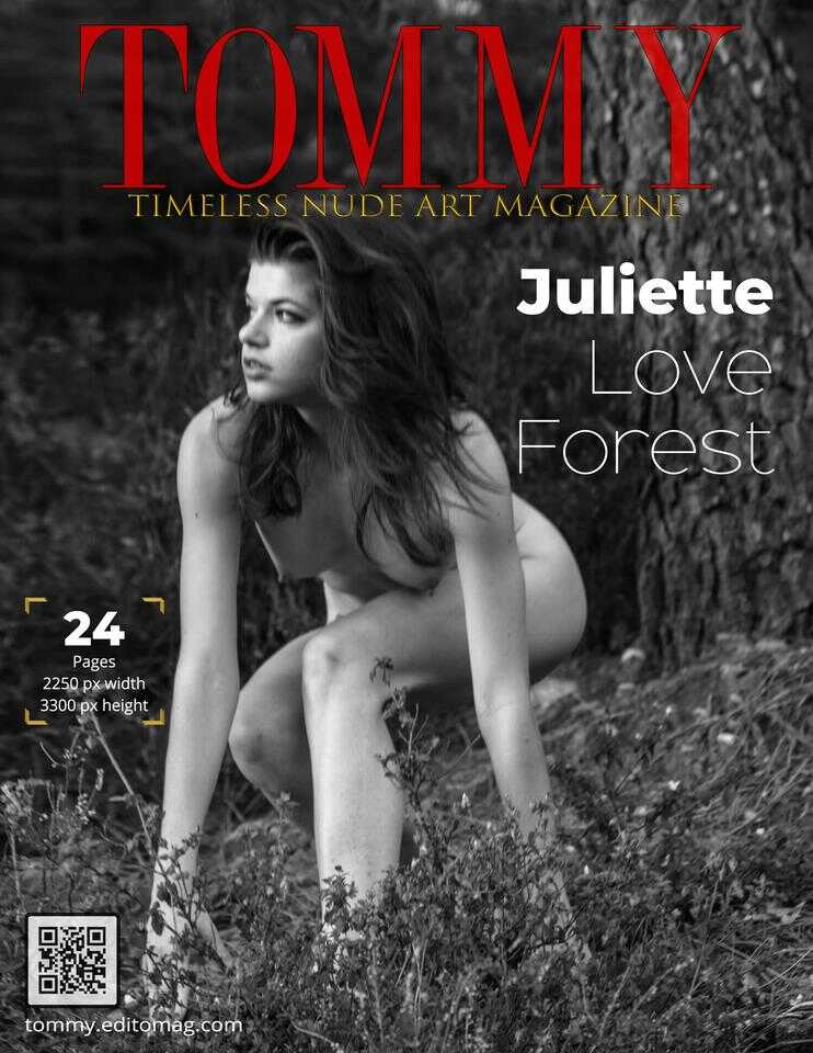 Juliette Hardy - Love Forest cover - Tommy Nude Art Magazine