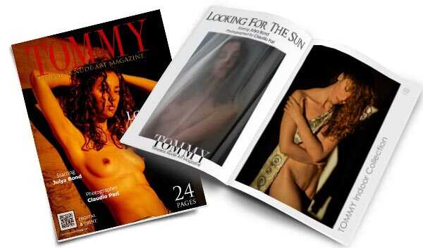 Julya Bond - Looking For The Sun perspective covers - Tommy Nude Art Magazine