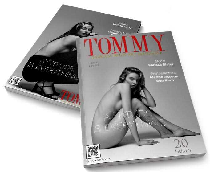 Karissa Slater - Attitude is everything perspective covers - Tommy Nude Art Magazine