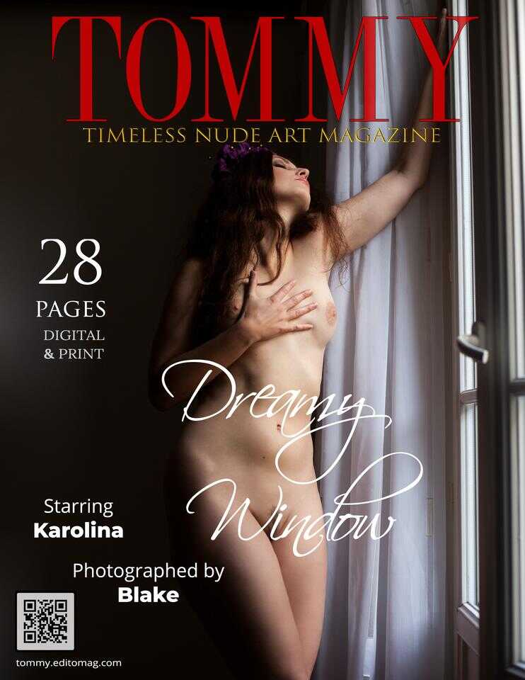 Karolina - Dreamy Window cover - Tommy Nude Art Magazine