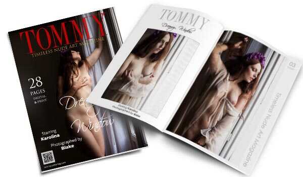 Karolina - Dreamy Window perspective covers - Tommy Nude Art Magazine