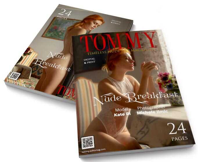 Kate Ri - Nude Breakfast perspective covers - Tommy Nude Art Magazine