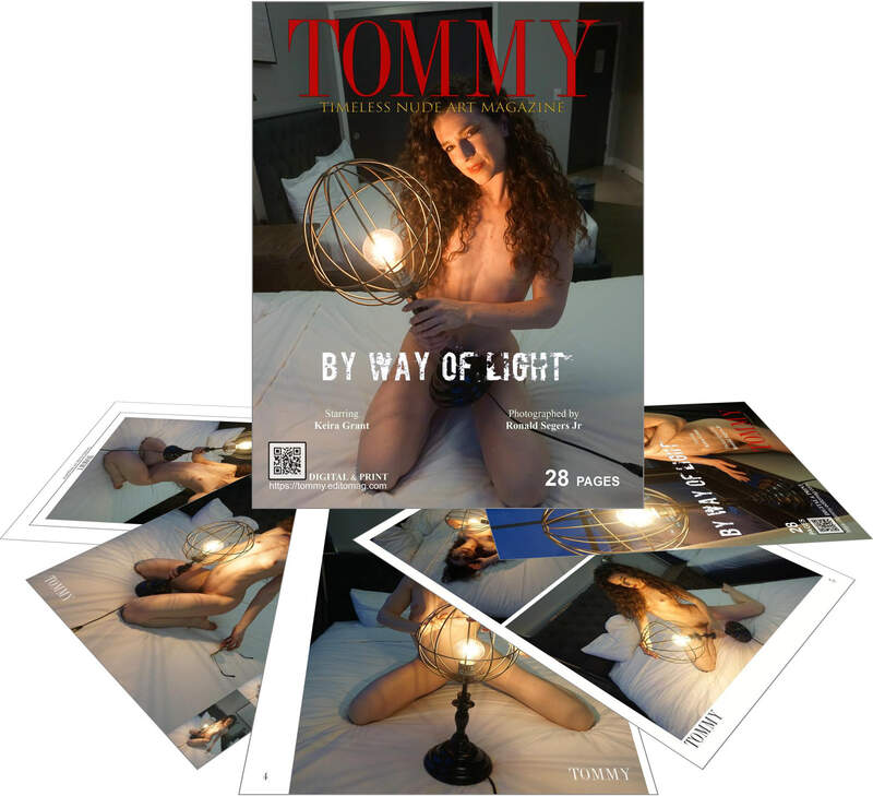 Keira Grant - By Way of Light perspective covers - Tommy Nude Art Magazine