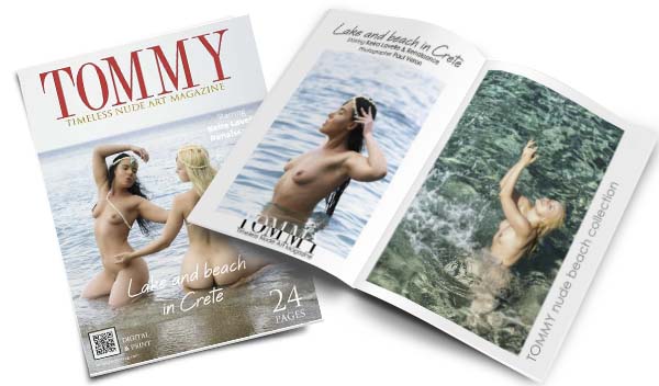Keira Lavelle, Renaissance - Lake and beach in Crete perspective covers - Tommy Nude Art Magazine