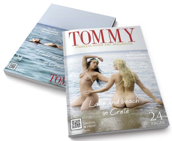 Keira Lavelle, Renaissance - Lake and beach in Crete perspective covers - Tommy Nude Art Magazine