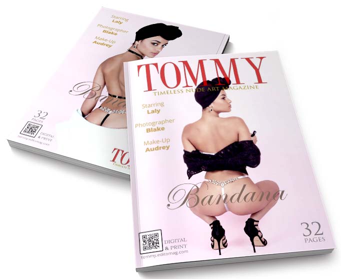 Laly - Bandana perspective covers - Tommy Nude Art Magazine