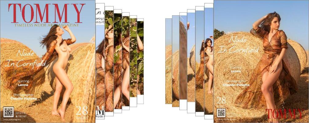  - Nude In Cornfield digital - Tommy Nude Art Magazine