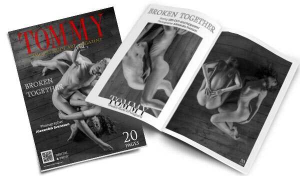 Lilith Etch,Poppy Seed - Broken Together perspective covers - Tommy Nude Art Magazine