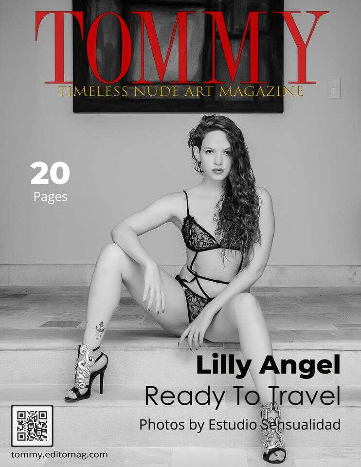 Lilly Angel - Ready To Travel cover - Tommy Nude Art Magazine