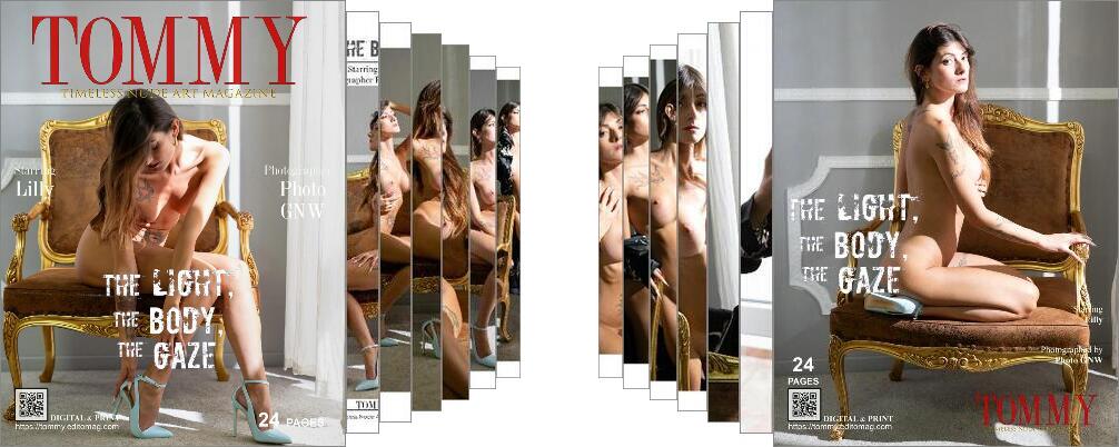 Lilly - The Light the Body the Gaze digital - Tommy Nude Art Magazine