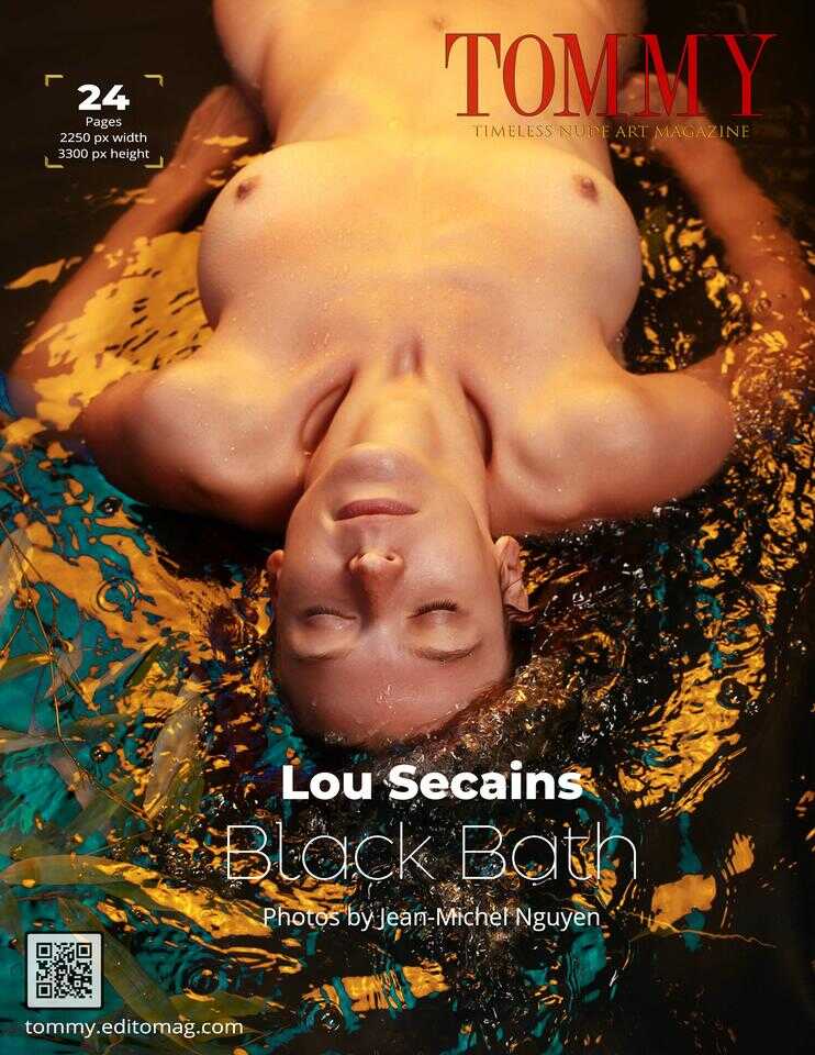 Back cover Lou Secains - Black Bath