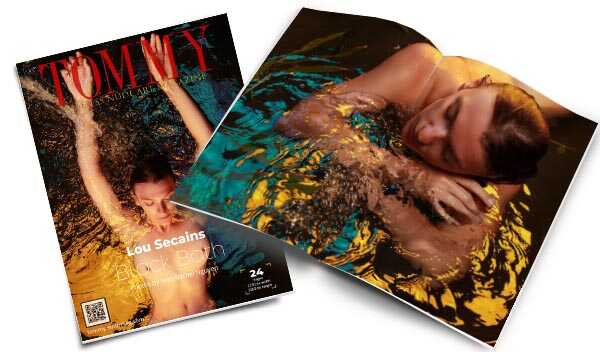 Lou Secains - Black Bath perspective covers - Tommy Nude Art Magazine
