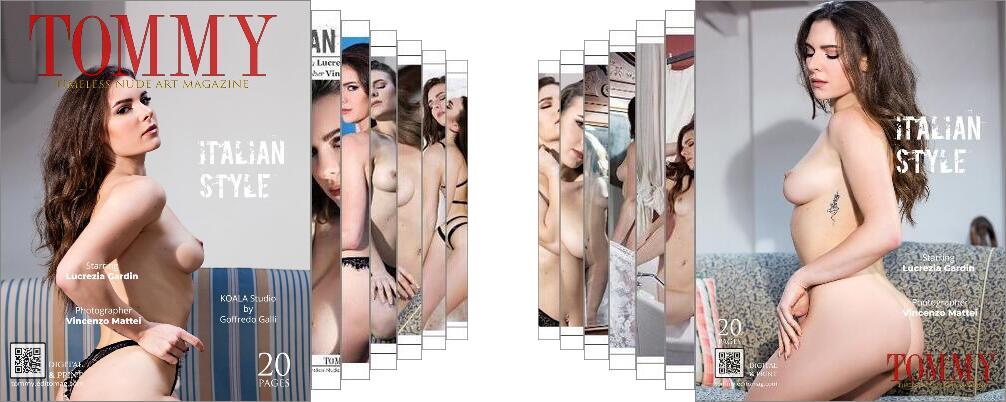 Lucrezia Gardin - Italian Style digital - Tommy Nude Art Magazine