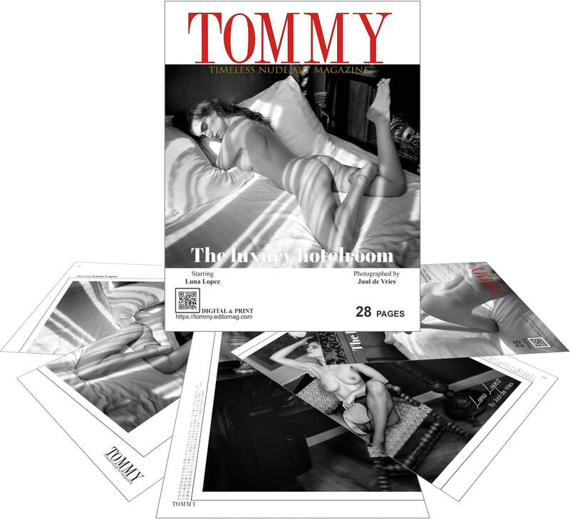 Luna Lopez - The luxury hotelroom perspective covers - Tommy Nude Art Magazine
