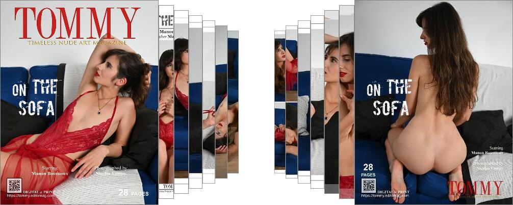 Manon Boussioux - On The Sofa digital - Tommy Nude Art Magazine